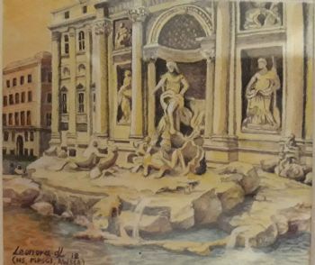 "Miniature - Trevi Fountains in Rome"