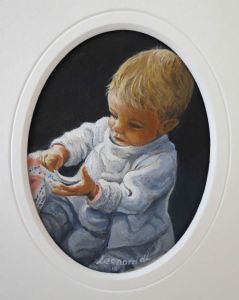 "Miniature- Opening my Present"
