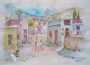 "Bokaap Street Scene"