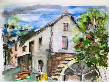 "Water Mill At Moravian Church Mamre"