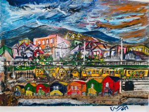 "Train At St James Beach"