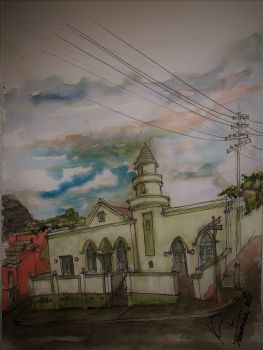 "Chiappini St, Mosque,  Bo-Kaap, Cape Town"