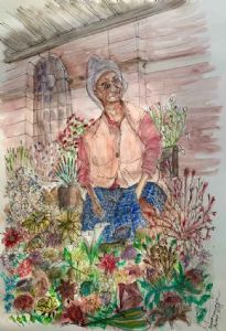 "Flower Seller - Cape Town"