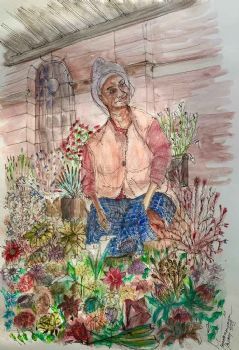 "Flower Seller - Cape Town"