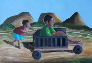 "Boy In a Gokart"