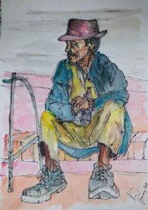 "Man - Based on a photo by Gert Du Plessis"