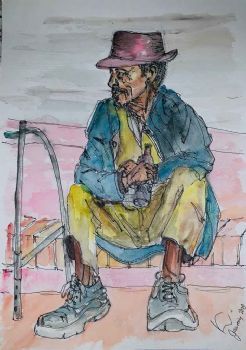 "Man - Based on a photo by Gert Du Plessis"