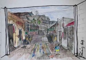 "Vernon Terrace Street Scene, District 6, Cape To"
