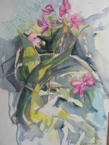 "Delicate Orchid Still Life "