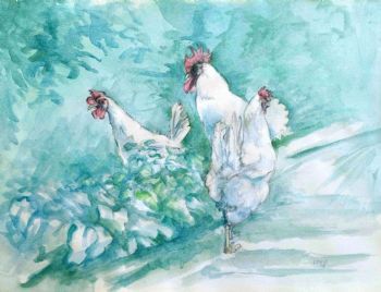 "Turquoise Chickens"