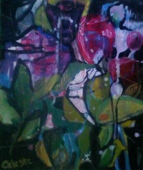 "Abstract Flower Study"