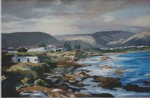 "Walker Bay Hermanus Diptych 1/2 Closeup"