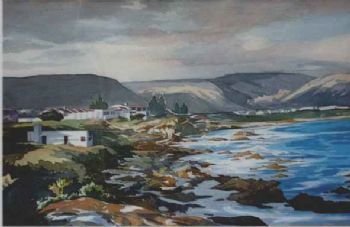 "Walker Bay Hermanus Diptych 1/2 Closeup"