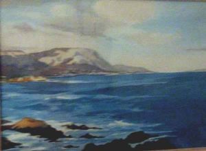 "Walker Bay Hermanus Diptych 2/2 Closeup"