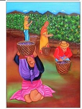 "Lady at the Fruit Market"