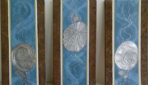 "Silver Sea Shell Panels"