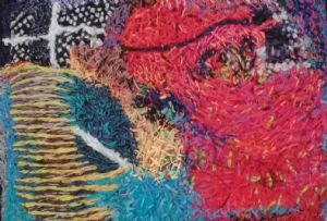 "Steps on a Hill (Embroidered) "