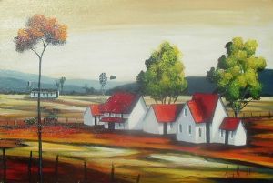 "Family farm with Cattle 2"