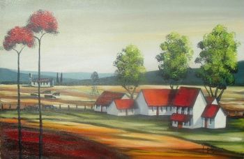 "Family farm with Cattle"