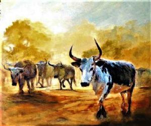 "Early Morning Cattle Drive"