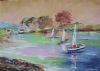 "Seabreeze with Sailboats"