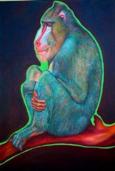 "Green Mandrill"