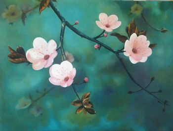 "Cherry Blossoms, Kyoto"