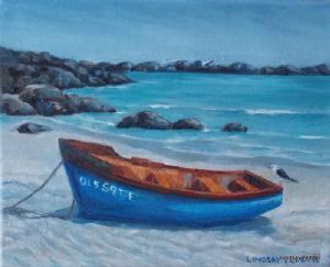 "Little Boat with Seagull"