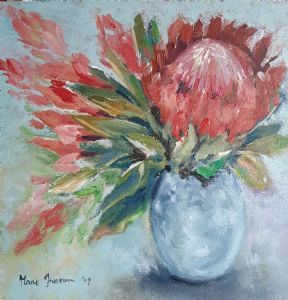 "Proteas in a Vase"