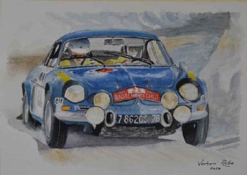 "Renault Alpine,Monte Carlo Rally 1971"