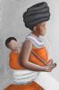 "Xhosa Woman with a Baby on Her Back"