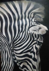 "Zebra Up Close "