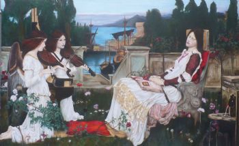 "Saint Cecilia -Waterhouse replica by D Nobelis"