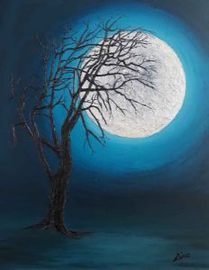 "Tree in Moonlight"