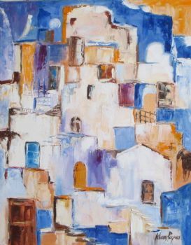 "Greek Island Village"