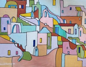 "Greek Island Impression in Colour"
