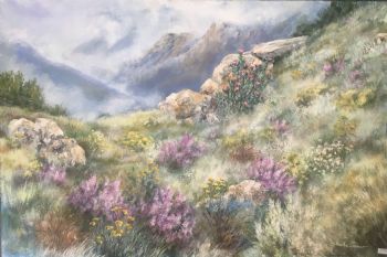 "Table Mountain Fynbos Vista"