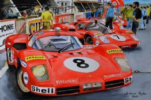 "Le Mans Ferrari 512 Pit"