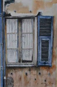 "Old Window with Shutter"