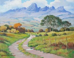 "Helderberg after a Winter Shower"
