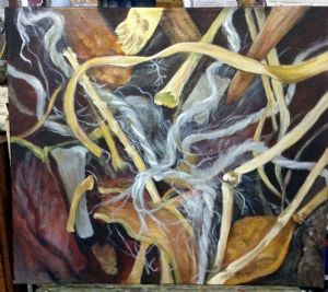 "Nature Abstract 8-Tangled Threads"