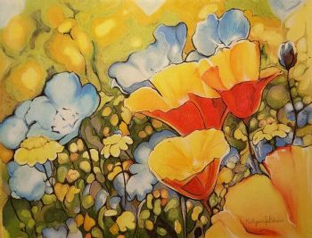 "Cheerful Wildflowers"