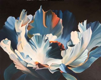 "Gardenia in Blue"