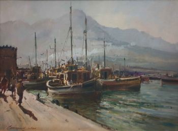 "Harbour Scene"