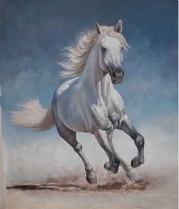 "Die Wit Hings (White Stallion) "