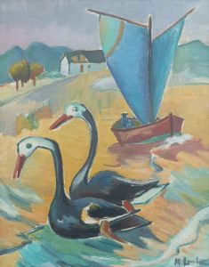 "Two Black Swans "