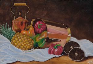 "Vintage Copper, Fruit and Vegetable"