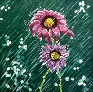 "Petalled Rain "