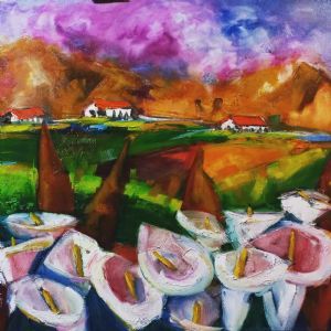 "Calla Lily Landscape"