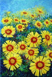 "Yellow Gazanias"